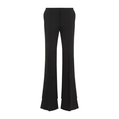 CHLOÉ CHLOÉ FLARE BLACK VIRGIN WOOL PANTS