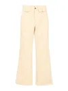 Chloé Flare Jeans In White