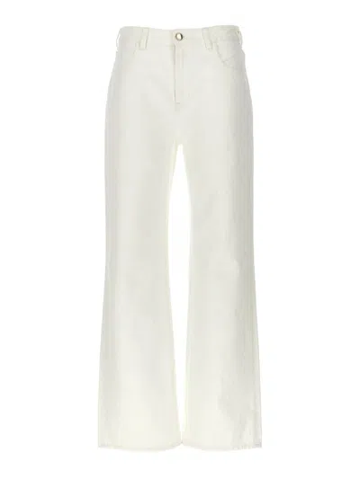Chloé Women's Pantalon 5b Blanco In White