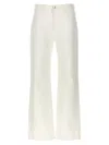 Chloé Flare Leg Jeans In White