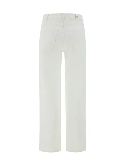 Chloé Flare Leg Jeans In White