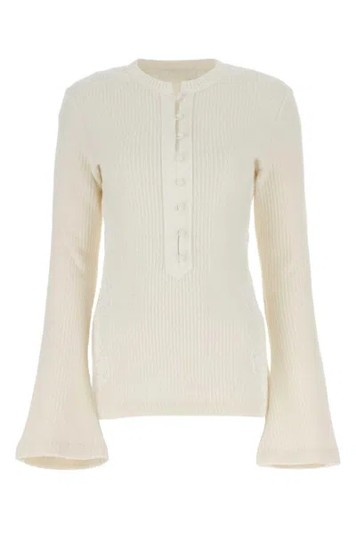 CHLOÉ FLARE SLEEVED KNIT TOP