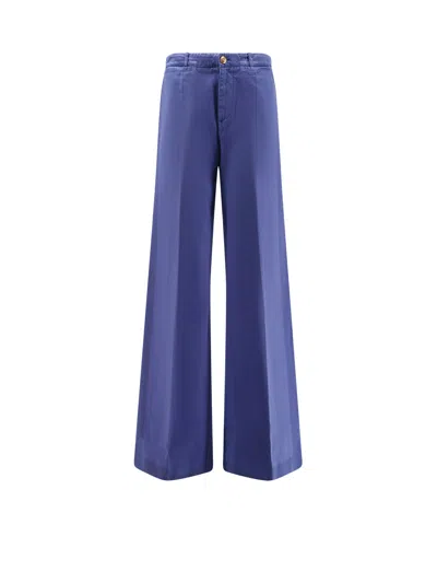 CHLOÉ FLARED BOTTOM DENIM TROUSERS