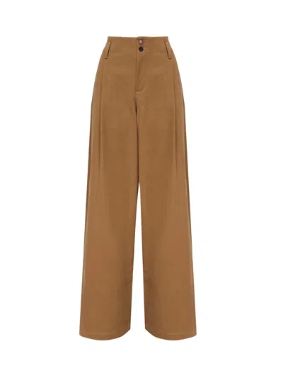 Chloé Flared Cotton Trousers