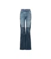 Chloé Patchwork Rigid High-rise Flared-leg Jeans