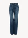 Chloé Flared Jeans In Blue