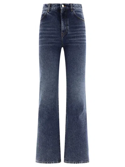 Chloé Flared Jeans In Navy