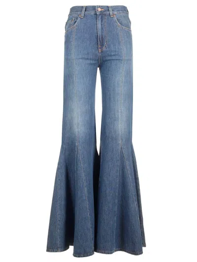 Chloé Flared Jeans Blue