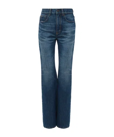 Chloé Flared Jeans In Blue