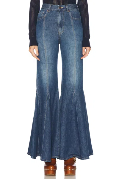 Chloé Flared In Night Blue