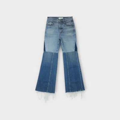 CHLOÉ CHLOÉ FLARED PANEL DENIM JEANS