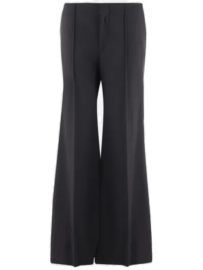 Chloé Black Wool Flare Pants