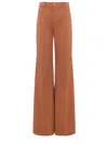 Chloé Flared Pants In Brown