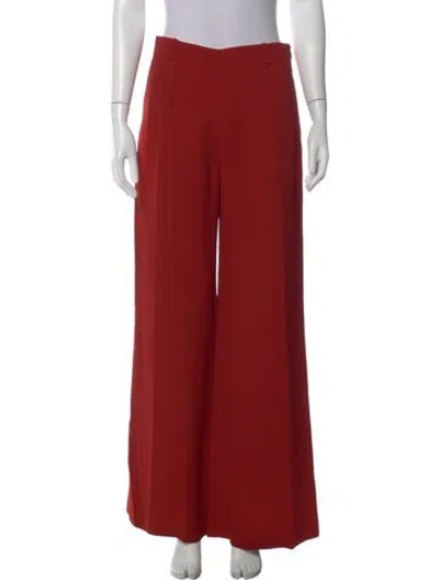 Pre-owned Chloé Flared Pants W/ Tags In Orange