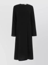 CHLOÉ FLARED SLEEVE DRESS IN WOOL AND CASHMERE