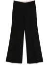 Chloé Tailored Flared Trousers In Black
