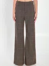 Chloé Chloe Women Flared Trousers In Brown
