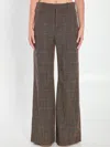 Chloé Chloe Women Flared Trousers In Brown