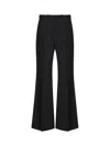 Chloé Flared Wool Pants In Black