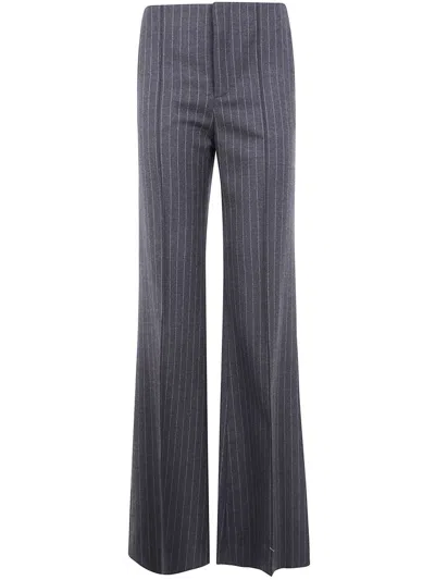 Chloé Flared Trousers Clothing In Gray