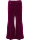 Chloé Purple Cotton Pants In Purple
