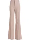 Chloé Chloe Wide-leg Wool Trousers In Pink