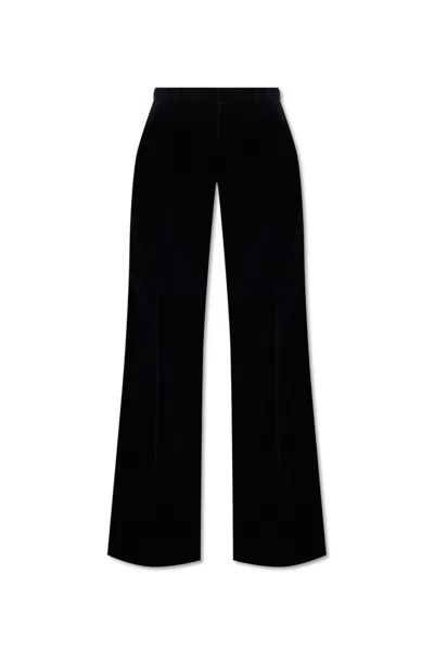Chloé Black Stretch Wool Pant