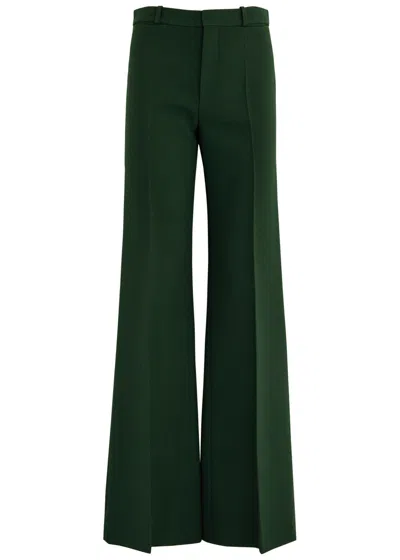 CHLOÉ CHLOE FLARED WOOL TROUSERS