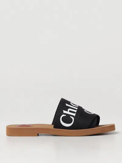 CHLOÉ CHLOÉ HEELED SANDAL WOMAN COLOR BLACK,F79499002