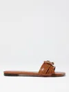 Chloé Mae Flat Mules In Brown