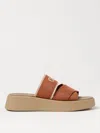 Chloé Flat Sandals  Woman Color Brown