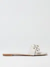 Chloé Marcie Sandals In Leather In White