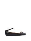 Chloé Black Misty Ballerinas In Black