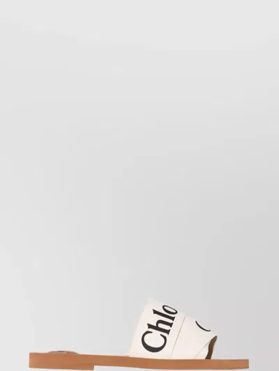 Chloé "flat Sole" Slippers With Open Toe