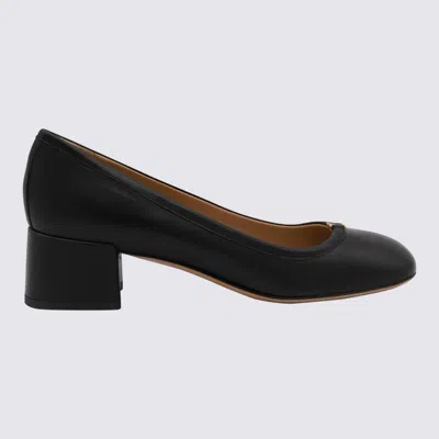 Chloé Marcie Leather Pumps In Black