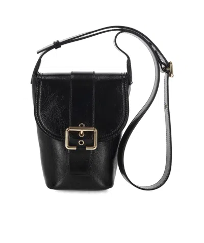 Chloé Flip Shoulder Bag In Black
