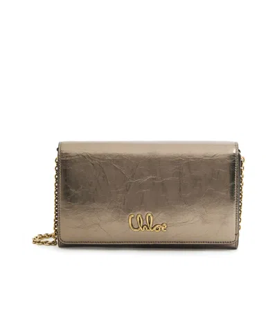 Chloé Flip Shoulder Bag In Brown