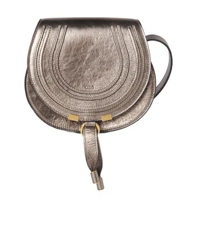 Chloé Flip Shoulder Bag In Nude