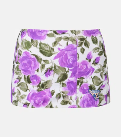 Chloé Floral Bikini Bottoms In Purple