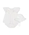 Chloé Floral-embroidered Dress Set In White