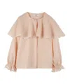 Chloé Floral-embroidered Layered Blouse In Pink
