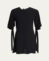 Chloé Floral Print Viscose Dress In Black