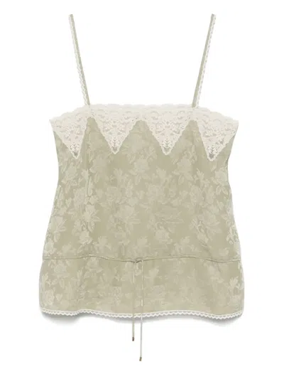 Chloé Floral-jacquard Top