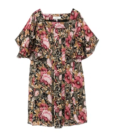 CHLOÉ CHLOÉ ALLOVER FLORAL PRINTED MINI DRESS