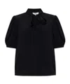 Chloé Floral Pattern Blouse In Black