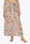 Chloé Chloe Women Printed Crepe Skirt In Multi