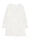 Chloé Floral-print Mini Dress In White