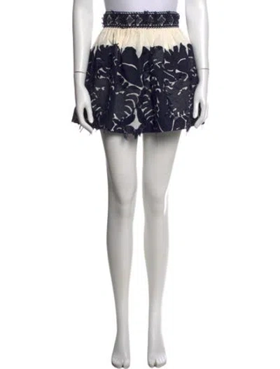 Pre-owned Chloé Floral Print Mini Skirt