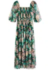 Chloé Chloe Floral-printed Silk-georgette Maxi Dress In Multicoloured 1