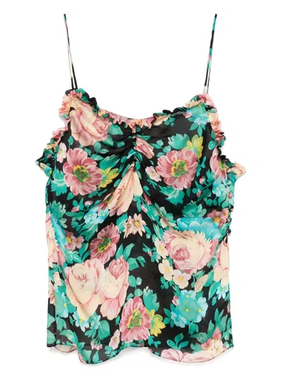 CHLOÉ FLORAL TOP